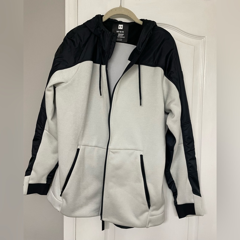 Under Armour lightweight zip up jacket with hood